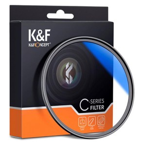 KnF 77mm Slim HMC CPL 필터 AGC Japan Glass Blue Multi-coated CPL Filter