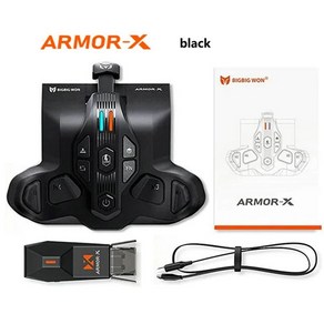 빅빅 원 ARMOR-X 프로 무선 백 단추 게임 컨트롤러 후면 패들 어댑터 Xbox 시리즈 X/S 스위치 NS PC Ps4 부착, [01]ARMOR-X Black, 1개, 01 ARMORX Black