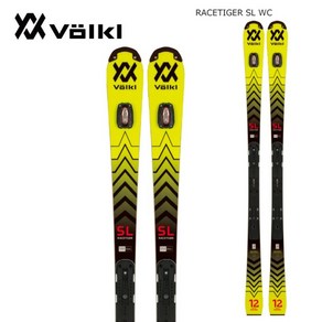 Volkl 뵐클 스키플레이트 RACETIGER SLWC 판 플레이트 WCUVO 3D 22 23, 1개, 옐로우