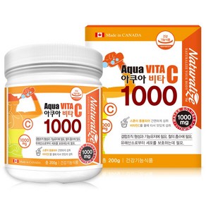 네추럴라이즈 아쿠아 비타C 1000 캐나다 200G, 1개