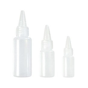 10ml 20ml 30ml 10개 꼬깔형 소형 뾰족 공병 플라스틱 뾰족캡 튜브 색모래 소분 용기 병 네일 레진 통 공예 용품, 30ml 10개입