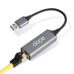 도프 D2-LAN30 USB3.0 유선 랜카드 RJ45 기가비트 노트북 휴대용 허브 WIFI, 1개