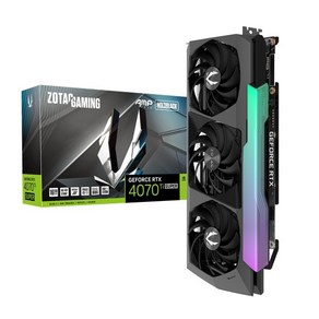 ZOTAC GAMING 지포스 RTX 4070 Ti SUPER AMP Holo D6X 16GB 그래픽카드