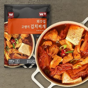 외갓집 [외갓집] 국내산 배추와 돼지고기로 만든 고랭지 김치찌개 500g X 3팩