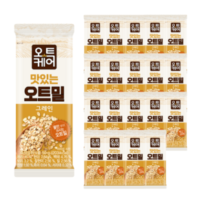 오트케어 맛있는 오트밀 그레인 낱봉팩, 20개, 50g