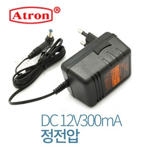 안전사 고품질 정전압 12V300mA 어댑터 12V0.3A 아답터, DY-21230, 1개