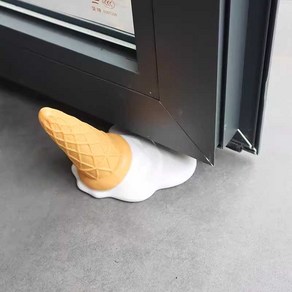 아이스크림 현관문 스토퍼 방문 도어 문고정장치, 1개