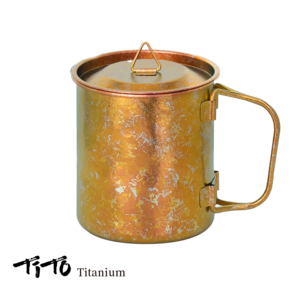 티토 티타늄 캠핑 싱글 머그컵 300ml, 1개, 로즈골드