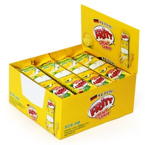 FRITT 독일 레몬 소프트 츄잉 캔디, 1박스, 700g