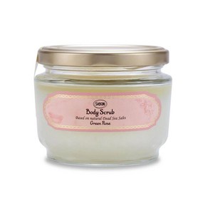 SABON 사봉 그린 로즈 바디 스크럽, 320g, 1개