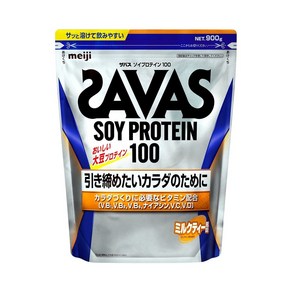 메이지 자바스 SAVAS 소이프로틴 100 밀크티 풍미 900g, 1개