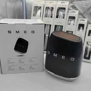 독일 SMEG 빈티지 스테인레스 칼 세트 4pcs크림 칼라 가정용 부엌, 60 이하, 블랙, 1개