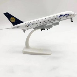 금속 비행기 모형 독일 항공 루프트한자 보잉 747 400 스탠드 선물 20cm 신제품, 01 Lufthansa, 1개