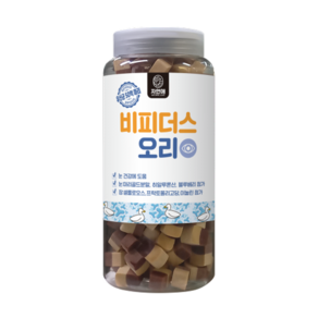 자연애 보틀 간식 유산균 트릿 오리(장+눈) 450g, 1개