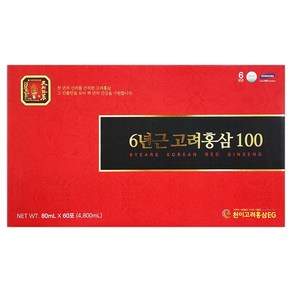 천이고려홍삼 6년근 고려홍삼100 80ml x 60포, 1개