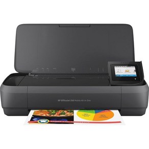 HP Officejet 250 모바일 아이오 잉크젯 프린터 A4 Wi Fi 블랙 복합기 열전사 600 x dpi 216 356mm 컬러 500873