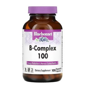 블루보넷 비타민B 컴플렉스 100정 베지캡슐 BlueBonnet B Complex, 1개