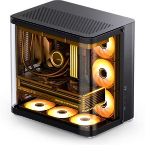 본스보 JONSBO TK-2 컴퓨터 PC 케이스 (블랙), 1개