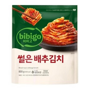 골든싸이]비비고_썰은배추김치 맛김치 800g 2개