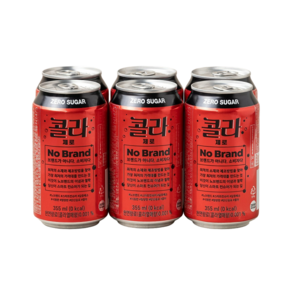 노브랜드 캔콜라 제로, 355ml, 12개