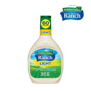 [Hidden Valley] 히든밸리 라이트 랜치 대용량 709ml 1개 서브웨이 드레싱 소스 Hidden Valley Ranch Salad Dessing