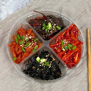 [당일조리] 30년 전통 엄마손맛 가정식 수제반찬 모듬반찬 4종 400g, 1개