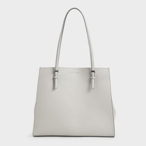 CHARLESKEITH 클래식 더블 핸들 토트 백【재입하】(GREY)