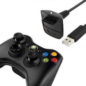 XBOX360 컨트롤러 패드 배터리 유선 충전 케이블