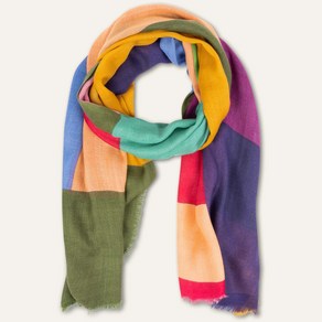 오일릴리 머플러 Oilily Acolourblocks Scarf 오일릴리 컬러블럭 스카프