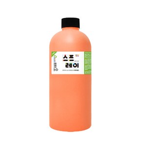 (사은품증정) 스프레이물감 1000ml 낱색 스노우키즈 핑거페인트 대용량물감 유아물감 물감놀이 미술놀이 촉감놀이, 스프레이물감1000ml(오렌지)+사은품:디스펜서, 1개