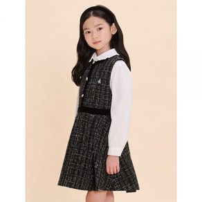 빈폴 BEANPOLE KIDS 트위드 베스트형 원피스 - 블랙 BI4971G925 405961