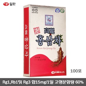 진웰스 일화 6년근 고려 홍삼차 홍삼농축액 인삼차 진세노사이드 사포닌 면역력 기억력 피로회복 선물세트, 3g, 1박스