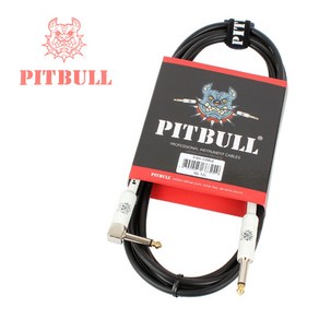 PITBULL STANDARD CABLE SG-12L (3.6M) / 핏불 스탠다드 기타 & 베이스 케이블 / 1자-ㄱ자, 1개