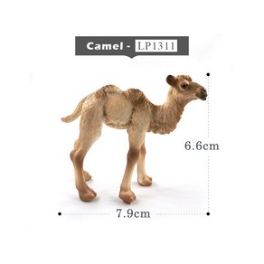 동물모형 정원 전원주택 코모도 드래곤 도마뱀 늑대 개 고양이 나무 늘보 새 여우 동물 모델 입상 홈 장식, 10 Camel