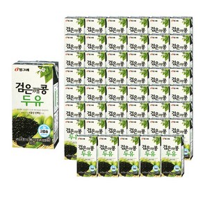 빙그레 검은깨 콩두유, 190ml, 96개