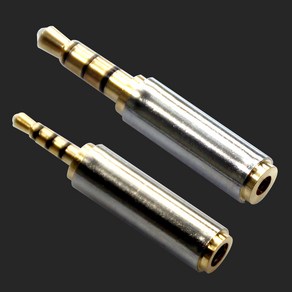 삼항LED 3.5mm 2.5mm 4극 변환젠더, 3.5(암) to 2.5(수)