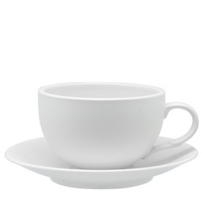 [위즈라인 화이트 무광 카페라떼잔 Set-380ml]/원두커피/아메리카노/카페/커피용품/콘파냐/, 1개
