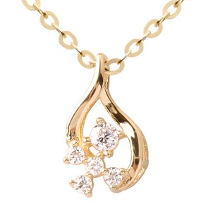 코알라주얼리 14K 꽃잎 라인 펜던트