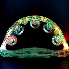 티앤씨몰 [LED 야광용품] LED 탬버린(22cm)