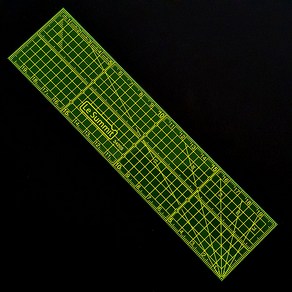 행복한다이세상 홈패션 부자재 총모음전 미싱 재봉틀 퀼트 각종부자재, 175. 형광 그레이딩자 5 x 20cm, 1개