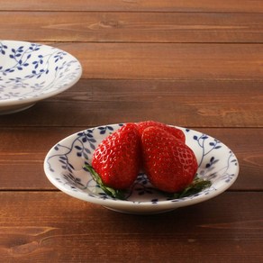 마미에 모던블루 접시 14cm, 마미에 모던블루 접시 14cm[덩쿨], 1개