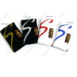 ZETT [BW11R] PROSTATUS 손목밴드 15cm 1개입, 검+골(1982), 1개