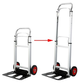 엠파니아 2단 접이식 핸드카트 내하중100KG 대차 손수레 구루마, 1개