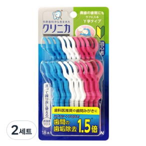라이온 손잡이치실 Y자형 CLINICA ADVANTAGE, 2세트, 3개입