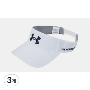 [언더아머_스포츠] 골프 모자 썬캡 White 남성 GOLF 썬 바이저 SD1361548, 3개, 화이트