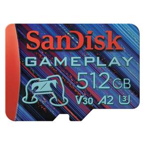 샌디스크 게임 플레이 A2 U3 4K V30 SD 카드, 1개, 512GB