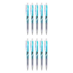 제브라 사라사 스피디 젤 펜 0.5mm 블루 베럴 JJZ33, 10개, 블랙