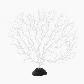 미미네아쿠아 인공 시판 어항장식품 (화이트), 1개