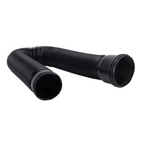 OKEE 지붕외벽 우수관 파이프 빗물받이 배수관 연장, 1개, 블랙 145cm