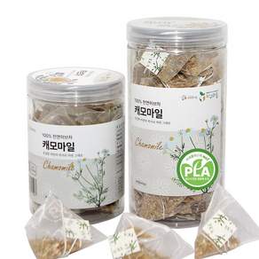 지구마을 옥수수전분 생분해필터 PLA 캐모마일 허브티백차, 1개, 50개입, 1g